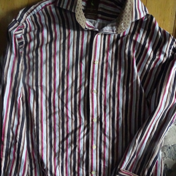 TAILORBYRD MENS SIZE LARGE SHIRT - Picture 2 of 2